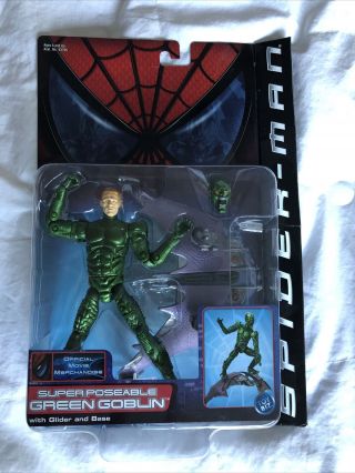 Poseable Green Goblin Spiderm - Man Toy Biz Nib