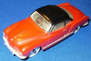Vintage Dinky Toys Meccano England Volkswagen Karmann Ghia Two Tone Red/black