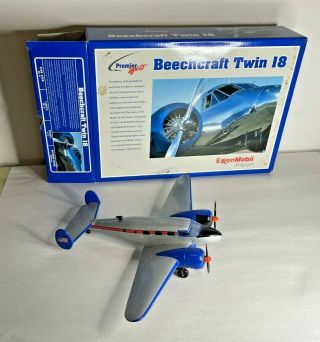 Vintage Liberty Classics Limited Edition Beech Model 18 Die - Cast Airplane W/ Box