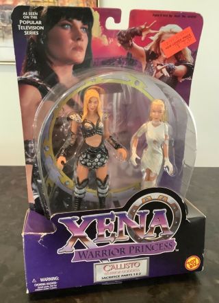 Toybiz 1999 Xena Warrior Princess Callisto & Hope Sacrifice Parts 1&2 Figure