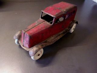 Vintage Girard? Coup Car Pressed Steel Toy