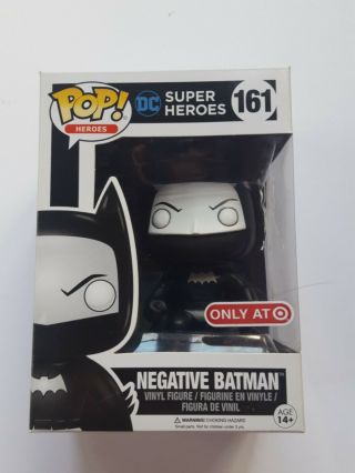 Funko Pop Negative Batman Dc Heroes 161 Target Exclusive