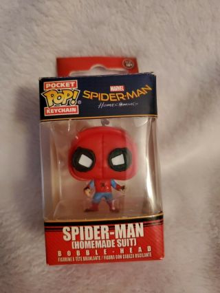 Spider - Man Homecoming Homemade Suit Pocket Pop Keychain