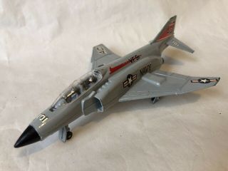 Vintage Diecast Dinky Toys Us Navy Mcdonnell Douglas F4 Phantom Jet Fighter