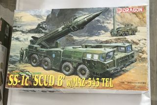 Dragon Model Kit 3520 1/35 Scale Russian Wwii Ss - 1c Scud B W/maz - 543 Tel