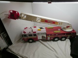 Large 32 " Sized Tonka Fire Rescue Truck 328 Toy 05786 " Lights & Sounds "