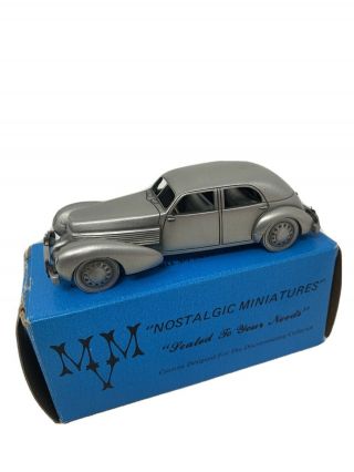 Mvm Nostalgic Miniatures 1936 - 1937 Cord 810 - 812 1:43 Pewter