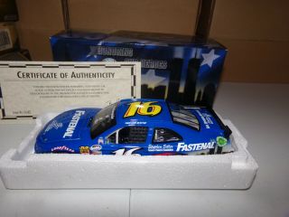 1/24 Trevor Bayne 16 Fastenal 9/11 Honoring Our Heroes Autographed 2011 Action