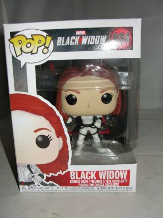 Funko Pop Marvel Black Widow Movie White Outfit Vinyl Figure -