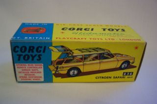 Corgi No.  436 Citroen Safari Id19 Empty Box Plus