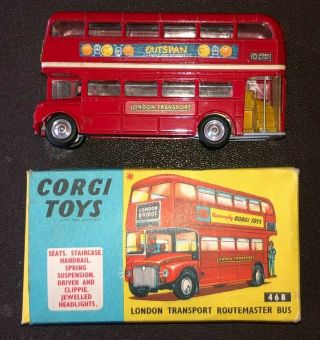 Corgi 468 London Transport Routemaster Bus With Box