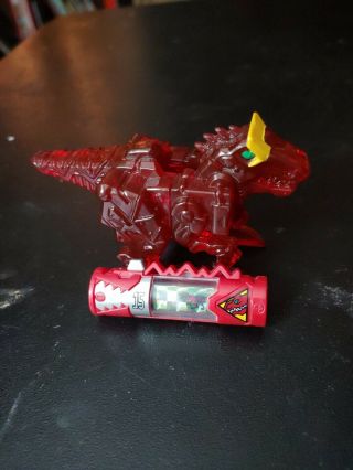 Power Rangers Dino Charge Series 2 Translucent Red Allosaurus Zord Charger