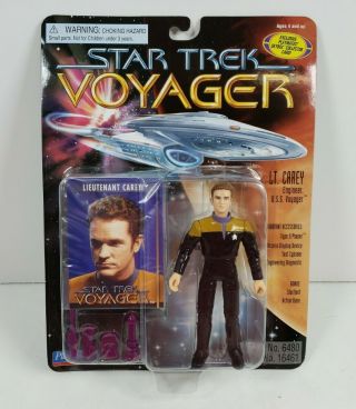 Star Trek Voyager Lieutenant Carey Action Figure 1996 Playmates