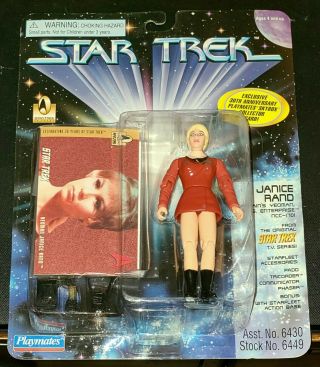 1996 Star Trek T.  V.  Series Janice Rand Action Figure Playmates
