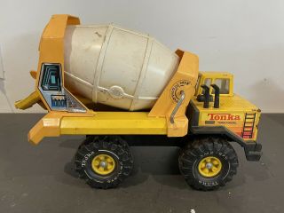 Vintage Mighty Tonka Turbo Diesel Cement Mixer Truck Xmb - 975 1980s