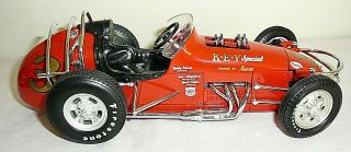 Gmp Bobby Unser Key Special Red Sprint Race Car 3 Vintage Series Die Cast 1:18