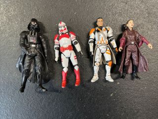 Star Wars Action Figures (set Of 4) 3.  75”