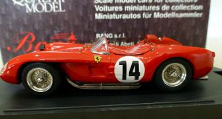1/43 Bang 1959 Ferrari 250 Tr Pontoon In Red 14 Sebring. ,  Boxed.  7132