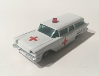 Phantom Matchbox Lesney 31 Custom Ford Ambulance Station Wagon.