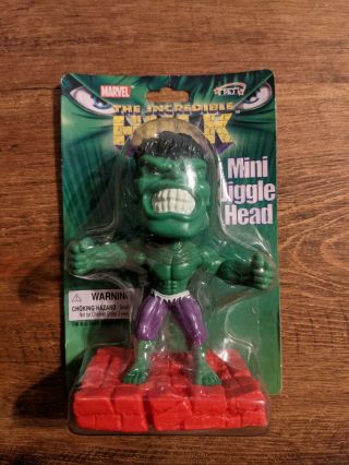 Marvel The Incredible Hulk 2003 Mini Jiggle Bobble Head Nib