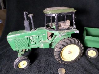 Vintage John Deere Tractor And Wagon Ertl Tractor