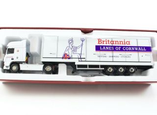 Daf 105 Step Frame Box Trailer Britannia Movers International Corgi 1:50 Cc14103