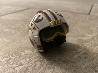 Star Wars Red Five Luke X - Wing Pilot Helmet Hasbro Titanium 1:6 Scale