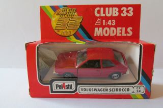 Polistil Club 33 Ce54 Volkswagen Scirocco - 1/43 - Italy 1979