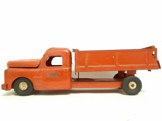 Vintage Structo Dump Truck 20 " Pressed Steel Red - 1950 