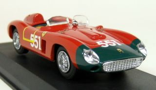 Best 1/43 Scale 9058 Ferrari 860 Monza Mille Miglia 1956 551 Diecast Model Car