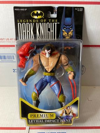 Dc Batman Legends Of The Dark Knight Lethal Impact Bane (1996) Kenner Figure