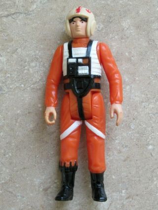 Vintage Star Wars Luke Skywalker X - Wing Pilot China 1978 Action Figure