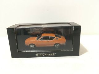 Rare Minichamps 1:43 Audi 100 Coupe S Orange Mib