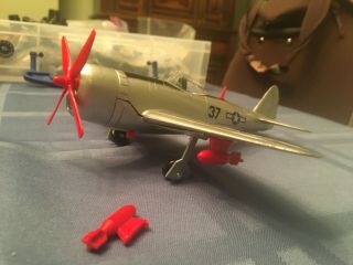 Rare / Vintage Dinky 734 P - 47 Thunderbolt Plane - Made In England - AWESOME 3