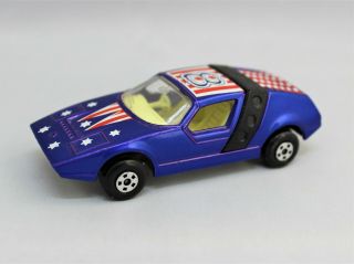 Matchbox Lesney Superfast No41 Siva Spider In " Blue With Streakers Tampos "