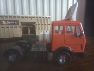 1980 Matchbox Superkings K8 Mercedes Benz Animal Transporter Truck Lorry Toy