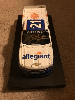2018 Autographed Johnny Sauter 21 Allegiant Daytona Win 1/24 2