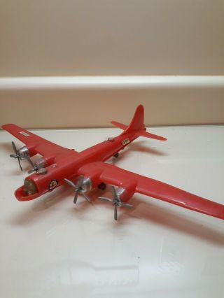 Vintage Made In Usa Processed Plastics B 29 Toy Airplane