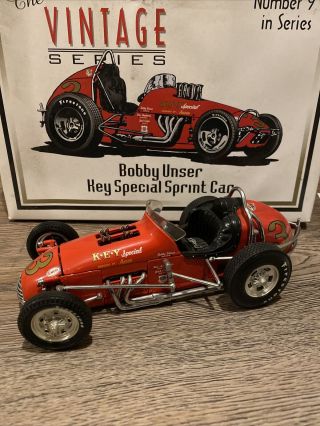 Gmp Bobby Unser Keys Special Vintage Dirt Series Sprint Car Diecast 1:18 Mib2000