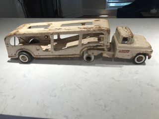 Vintage Early 60s Buddy L Car Carrier Truck