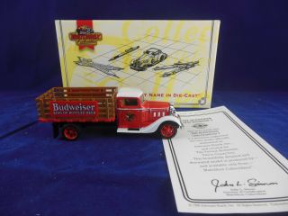 Matchbox Collectibles Yym35253 1933 Diamond T Delivery Truck The Budweiser