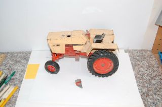 E5 Vintage Ertl Case 1270 Agri King Tractor 1/16 Scale Needs Reaired