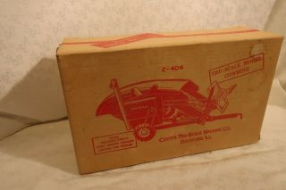 Vintage Carter Tru - Scale Model Toy Combine Box Only C - 406