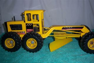 Tonka Road Grader 1970 ' s 2510 Fully old Toy Pressed Steel 17 3/4 