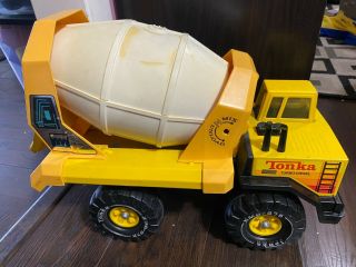 Vintage Mighty Tonka Turbo Diesel Cement Mixer Truck 1980s Xmb - 975 Construction