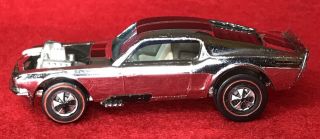 Hot Wheels Vintage Redline Mustang Boss Hoss 1969 Chrome Club Car