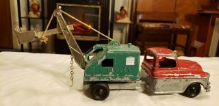 Vintage Hubley 1954? Chevrolet Crane Steam Shovel Metal Toy Truck