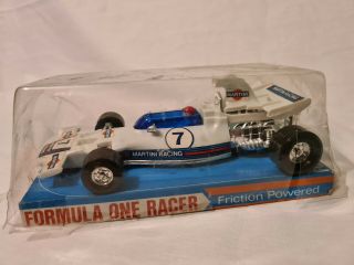 Formula One Racer Friction Powered Racing Car Vintage Toy
