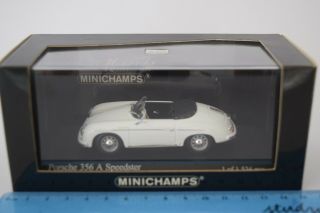 1:43 Porsche 356 A Speedster Convertible 1956 - White - Minichamps 430 065537