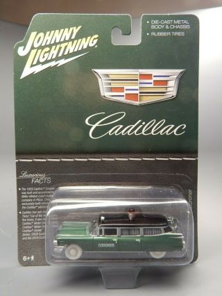 Johnny Lightning 1/64 1959 Cadillac Miller Meteor Coroner 